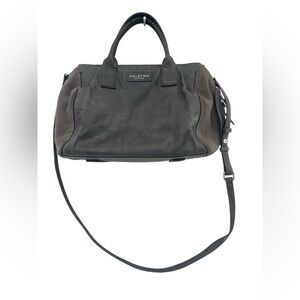 HALSTON HERITAGE Genuine Leather Handbag in Gray